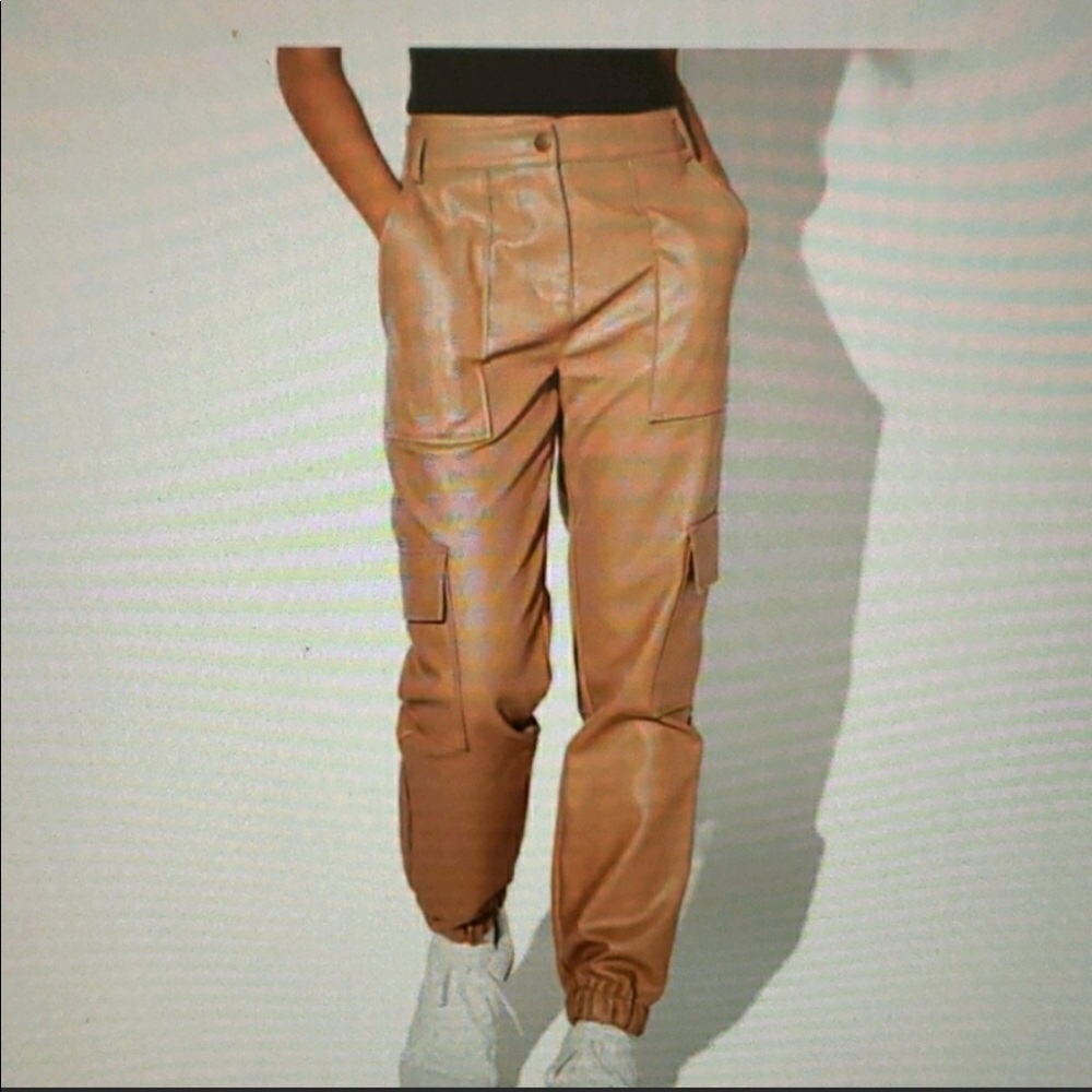 Faux-Leather Vylette Junior Joggers